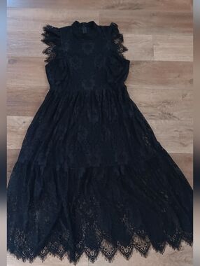 NWT Blackmilk Black Lace Dress Size 12